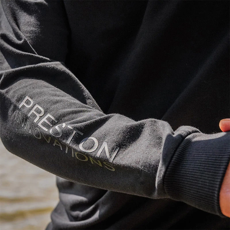 Preston Innovations Black Minimal Sweatshirts